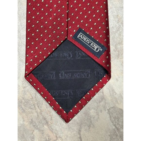 Set of 3 Lands' End Vintage Men's Silk Neckties - PreOwned - Picture 6 of 7